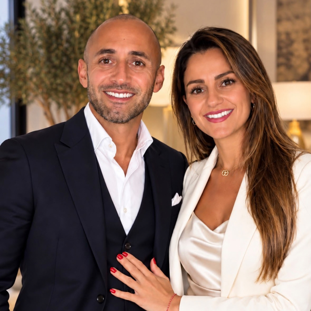 Giuseppe Cito e Isabelle Zavataro, titolari di Newtime Living, in un ritratto ufficiale